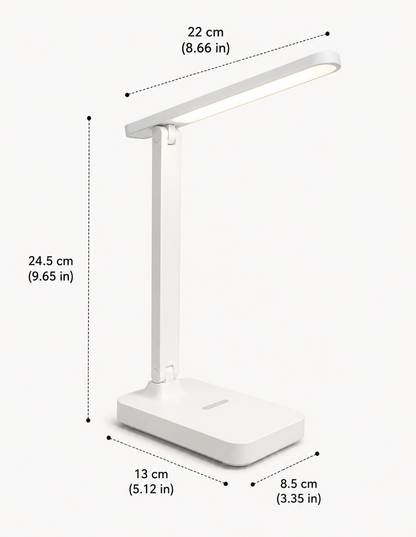 Lámpara de escritorio plegable