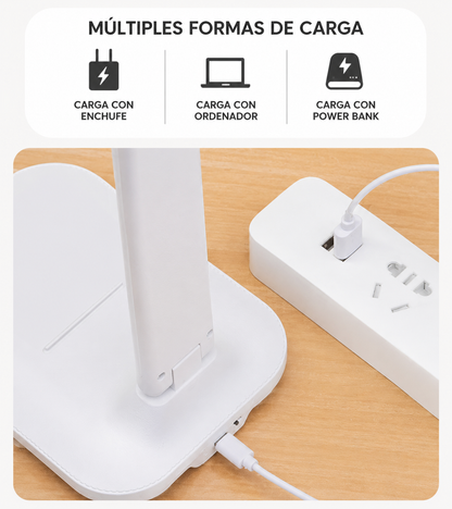 Lámpara de escritorio plegable